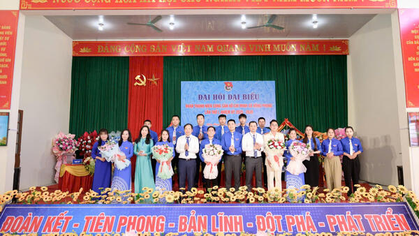 TỔ CHỨC THÀNH CÔNG ĐẠI HỘI ĐOÀN THANH NIÊN CỘNG SẢN HỒ CHÍ MINH XÃ HỒNG PHONG LẦN THỨ I, NHIỆM KỲ 2025-2030