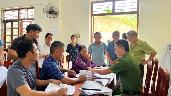 XÃ HỒNG PHONG PHỐI HỢP THAM GIA THU NHẬN MẪU SINH PHẨM ADN THÂN NHÂN LIỆT SĨ CHƯA XÁC ĐỊNH ĐƯỢC THÔNG TIN PHẦN MỘ